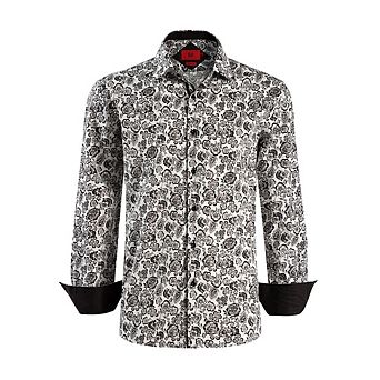Elie Balleh Slim Fit Mens Floral Shirt