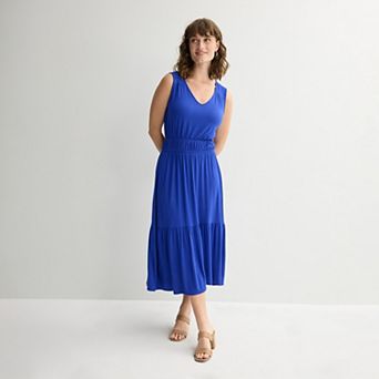 Women's Apt. 9® Shirred Waist Midi Dress