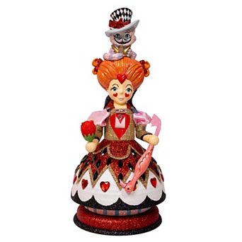 Kurt Adler 13-Inch Alice in Wonderland Hollywood Nutcrackers Queen Of Hearts Nutcracker