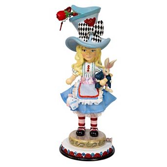Kurt Adler Alice in Wonderland 13-Inch Hollywood Nutcrackers Alice Nutcracker