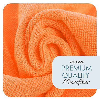 Hearth & Harbor Super Soft Multipurpose Microfiber Washcloth Towels