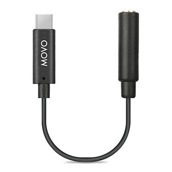 Movo UCMA-2 Female 3.5mm TRRS to USB-C Mic. Adapter