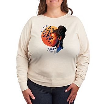 Plus Size Marvel Shuri French Terry Long Sleeve Tee