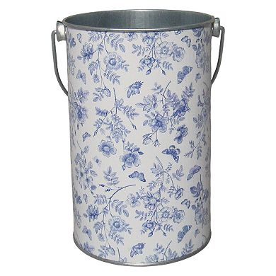 Discover Europe Made in Turkey Aras Metal Bucket with Floral Design