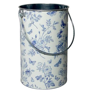 Discover Europe Made in Turkey Aras Metal Bucket with Floral Design