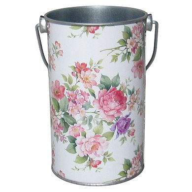 Discover Europe Made in Turkey Floral Metal Bucket