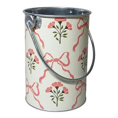 Discover Europe Made in Turkey Aras Metal Bucket with Floral Design