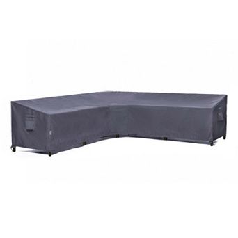 F&J Outdoors Premium Waterproof Outdoor Patio L Shaped Sofa Cover