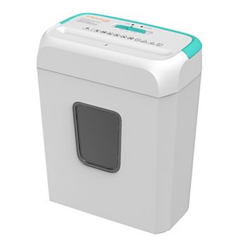Bonsaii High Security Home Office Shredder 6-Sheet Cross-Cut w/ Convenient Handle & Wastebasket