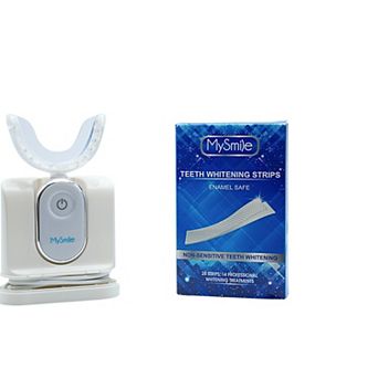 Teeth Whitening Strips with LED Light Kit (14 Treatments)