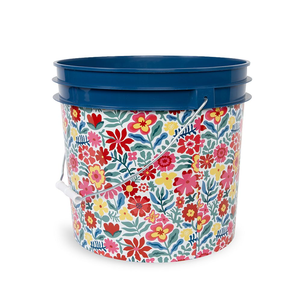 GOGO Garden Floral 3.5-Gallon Bucket