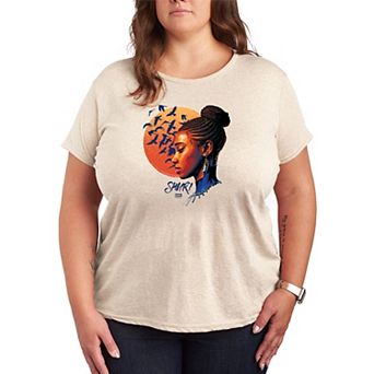 Plus Size Marvel Black Panther Shuri Portrait Graphic Tee