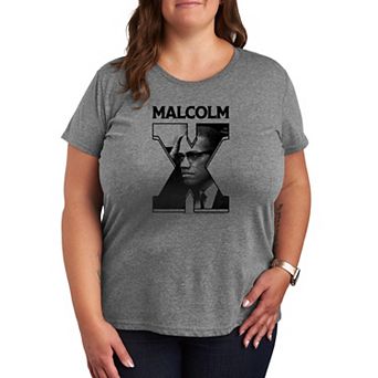 Plus Size Malcolm X Fill Graphic Tee