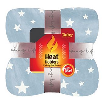 Heat Holders Heatweaver Baby Plush Stars Throw Blanket