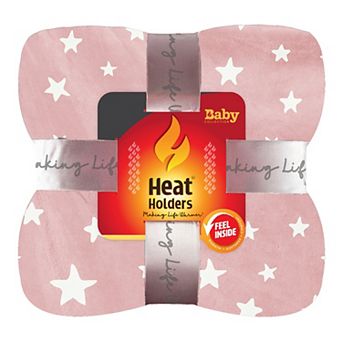 Heat Holders Heatweaver Baby Plush Stars Throw Blanket