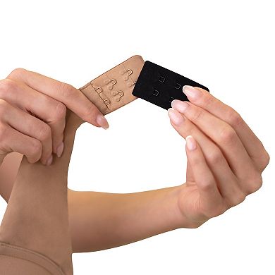 Women's Nüdish® With-the-Band 2-Hook 1/2-Inch Bra Extenders 3-Pack ND4085