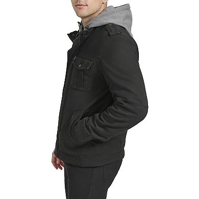 Men's Levi's® Hooded Quilt Lined Trucker Jacket