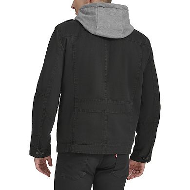 Men's Levi's® Hooded Quilt Lined Trucker Jacket