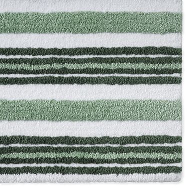 Caro Home Keller Stripe Bathroom Rug
