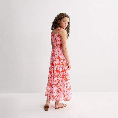 Girls 7-16 Speechless Floral Maxi Dress with Sunglasses