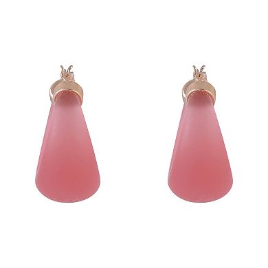 Emberly Gold Tone Hoop Earrings