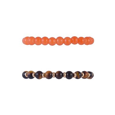 Emberly Beaded Stretch Bracelets Set of 5