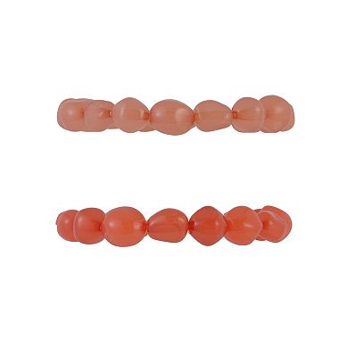 Emberly 4-Piece Beaded Stretch Bracelet Set