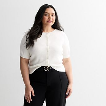 Juniors' SO® Short Sleeve Cardigan