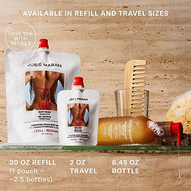 Mini Golden Hour - Hydrating + Cleansing Argan Refillable Body Wash