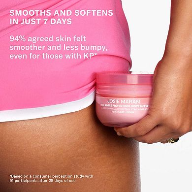 Pink Algae Pro-Retinol Body Butter for Anti-Aging and KP
