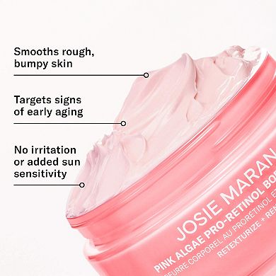 Pink Algae Pro-Retinol Body Butter for Anti-Aging and KP