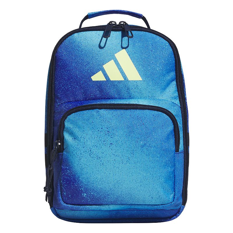 adidas Three Stripes Insulated Lunch Bag, Blue Gradient