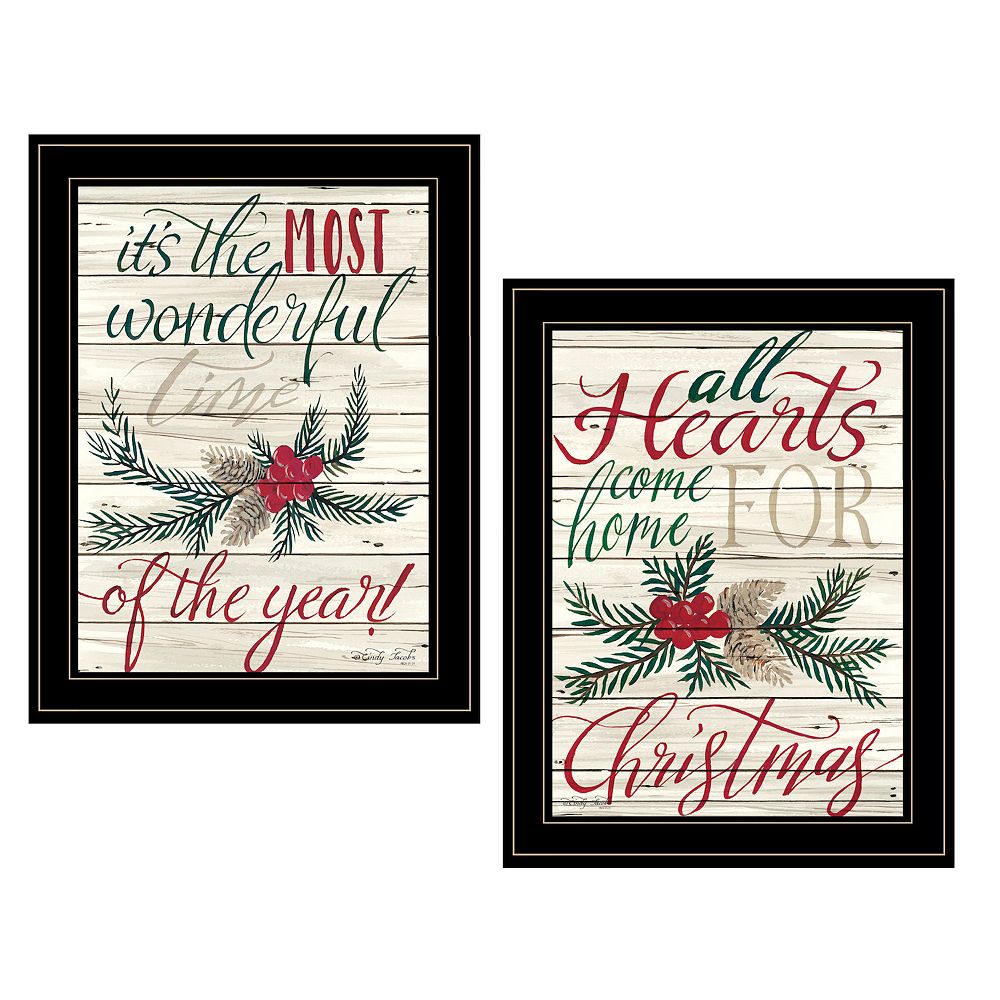 LOVMOR All Hearts Come Home for Christmas 2 Piece Vignette Cindy Jacobs ...