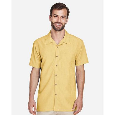 Harriton Barbados Textured CampShirt