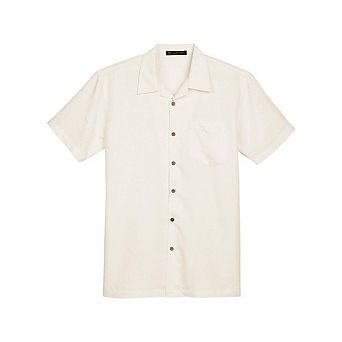 Harriton Barbados Textured CampShirt