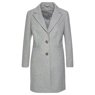 Lascana Women's Long Button Up Coat