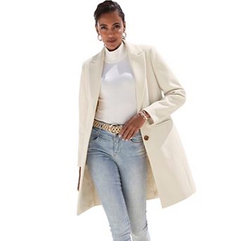 Lascana Women's Long Button Up Coat