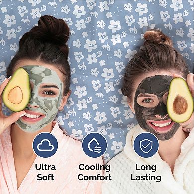 4 Piece Floral Sheet Set Printed Pattern