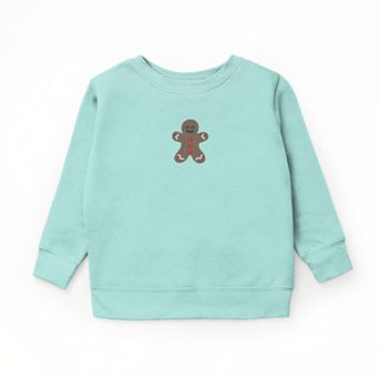 Embroidered Gingerbread Man - Youth Graphic Sweatshirt