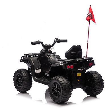 Whisen Realistic Off-Road Design 24V Kids Electric Ride-On Car