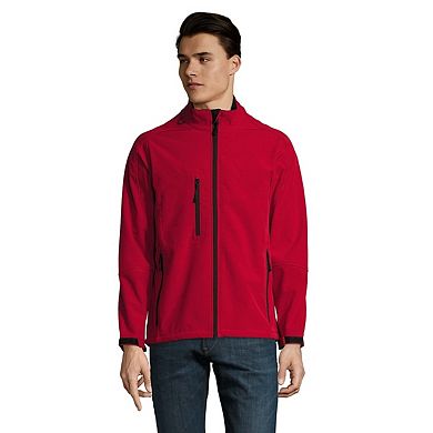 SOLS Mens Relax Soft Shell Jacket (Breathable Windproof And Water Resistant)