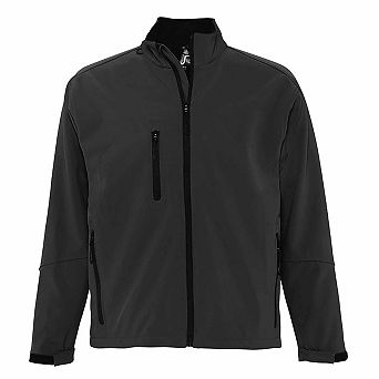 SOLS Mens Relax Soft Shell Jacket (Breathable Windproof And Water Resistant)