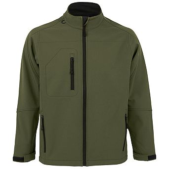 SOLS Mens Relax Soft Shell Jacket (Breathable Windproof And Water Resistant)