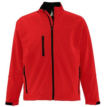 SOLS Mens Relax Soft Shell Jacket (Breathable Windproof And Water Resistant)
