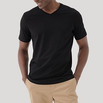 Softspun V-Neck Tee Made With Organic Cotton