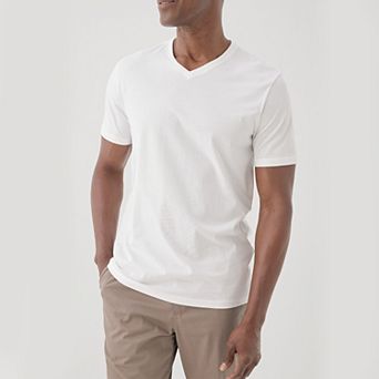 Softspun V-Neck Tee Made With Organic Cotton