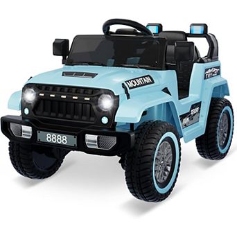 12V Kids Electric Truck with Parent Remote & 3 Speeds, Spring Suspension for Safe Rides, LED &Music