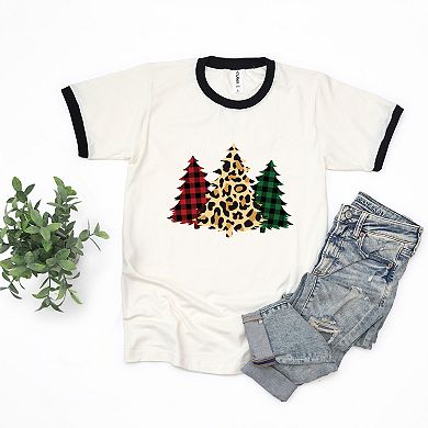 Christmas Trees - Women's Ringer Tee