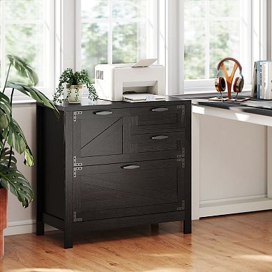 HOMCOM 4 Drawer File Cabinet Filing Cabinet for Letter/A4/Legal Files