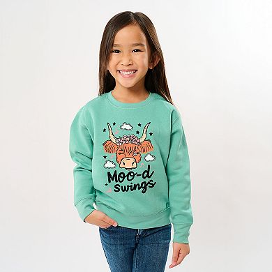 Mood Swings Cow - Youth Graphic Sweatshirt